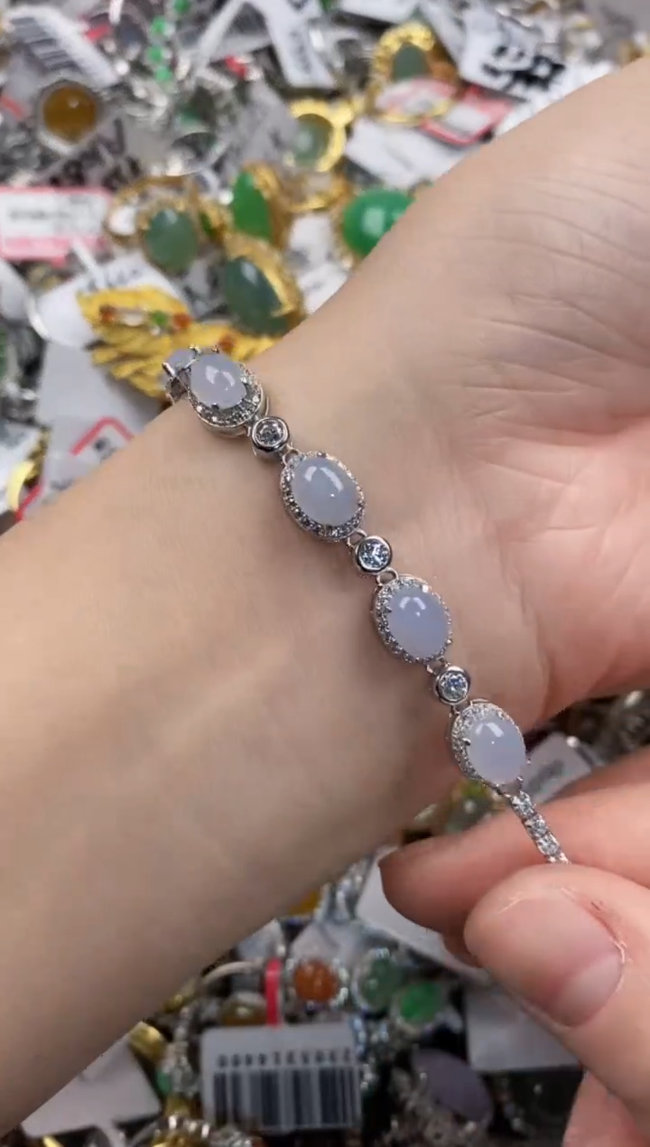 银S925镶嵌戒指翡翠1010    2