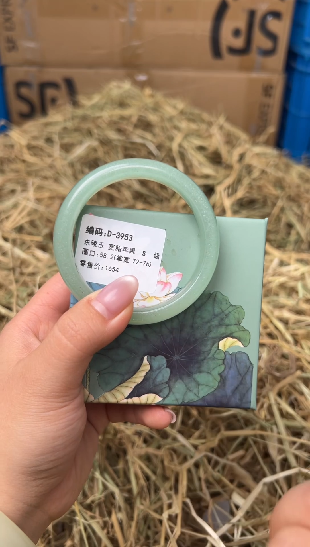 未镶嵌手镯石英质玉D-3953