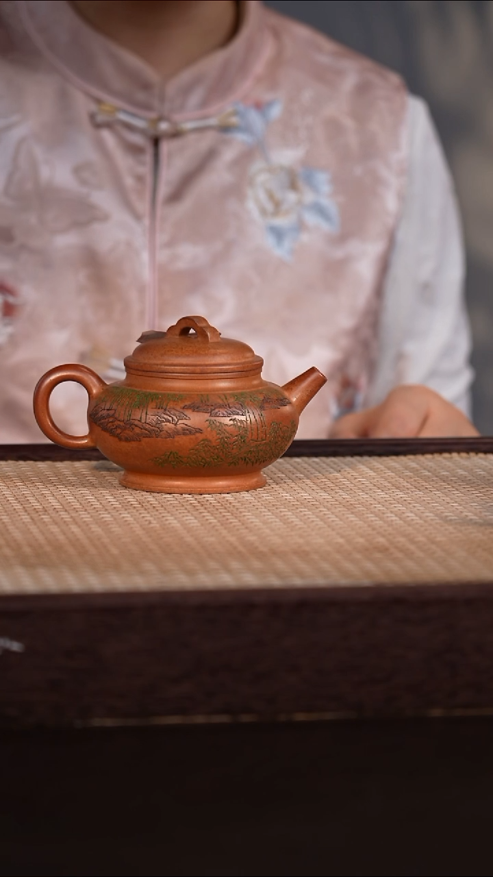 茶壶紫砂芒果泥柴烧 230cc