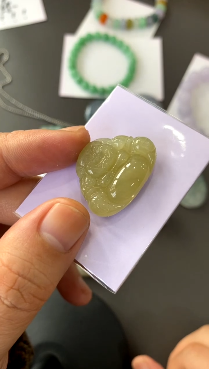 【闪购商品】定制翡翠未镶嵌佛公