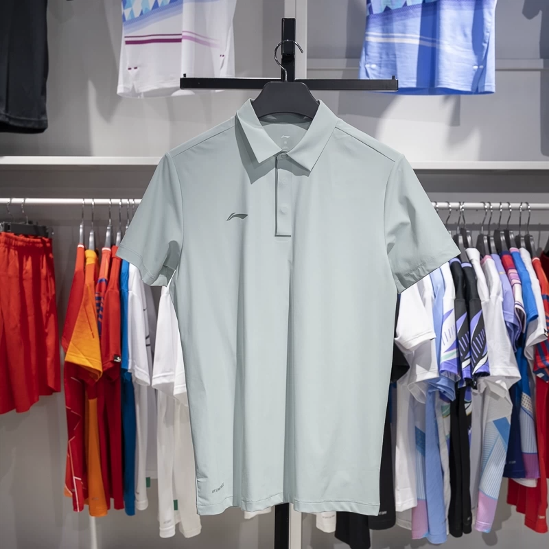 （直播）李宁POLO衫男子夏季运动休闲T恤夏季新款短袖APLU797