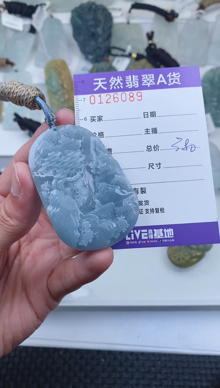 【闪购商品】翡翠颈饰未镶嵌        089