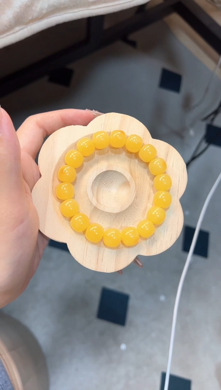 【闪购商品】蜜蜡珠宝奇石18K金镶嵌琥珀蜜蜡