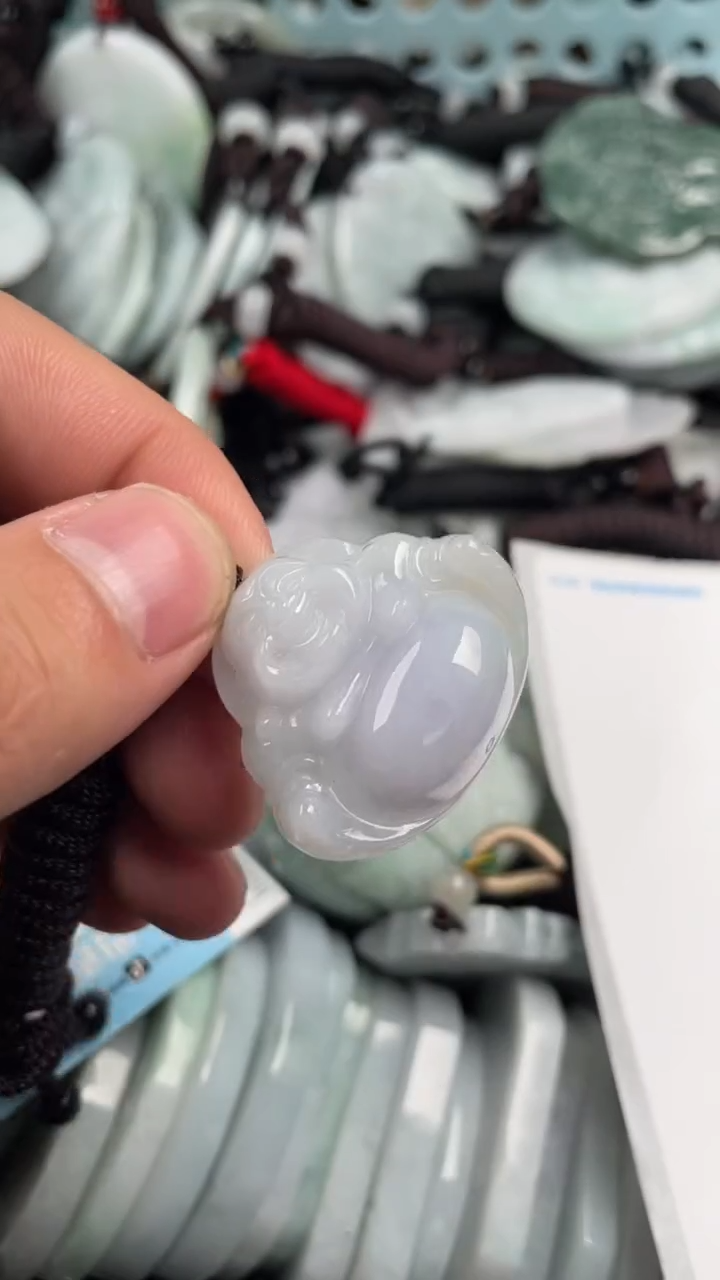 翡翠未镶嵌吊坠(不含链)1