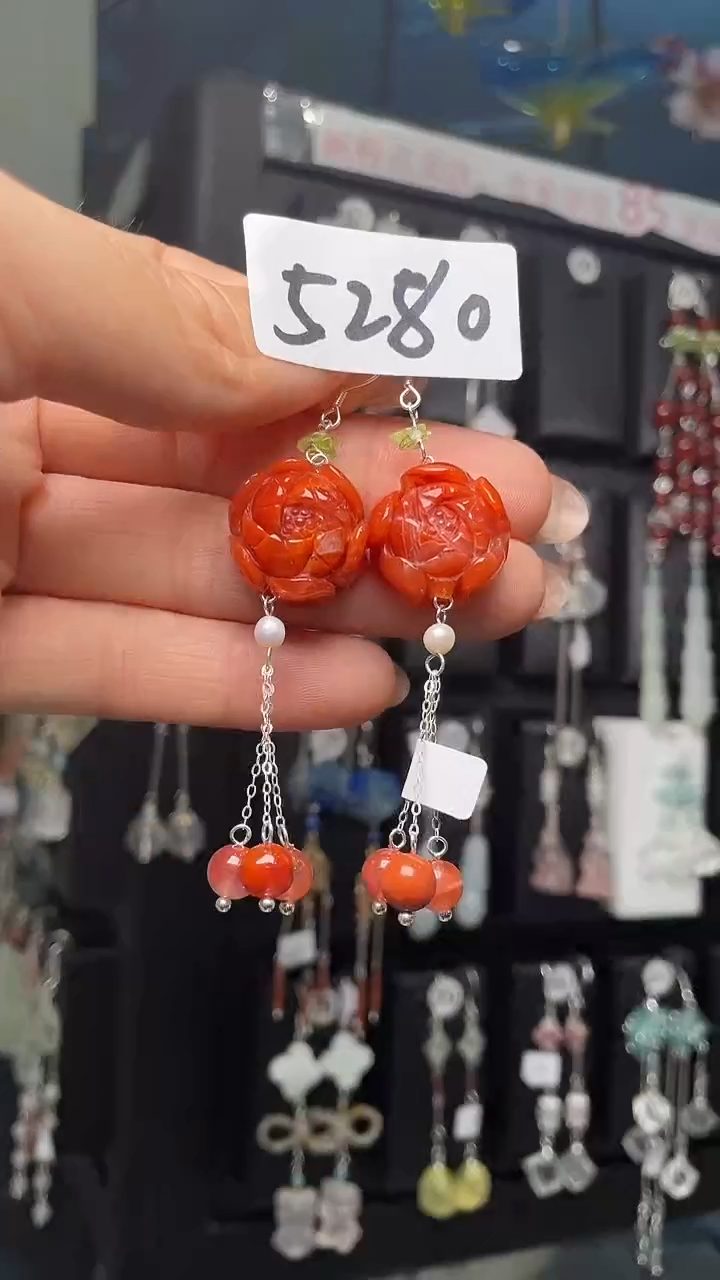 银S925镶嵌耳饰紫晶喜欢拍