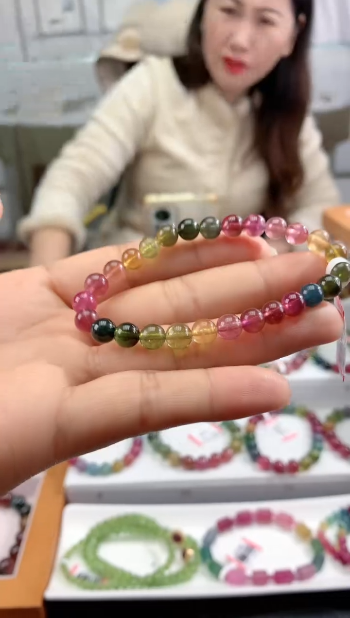 【闪购商品】碧玺手链未镶嵌多样性发一条