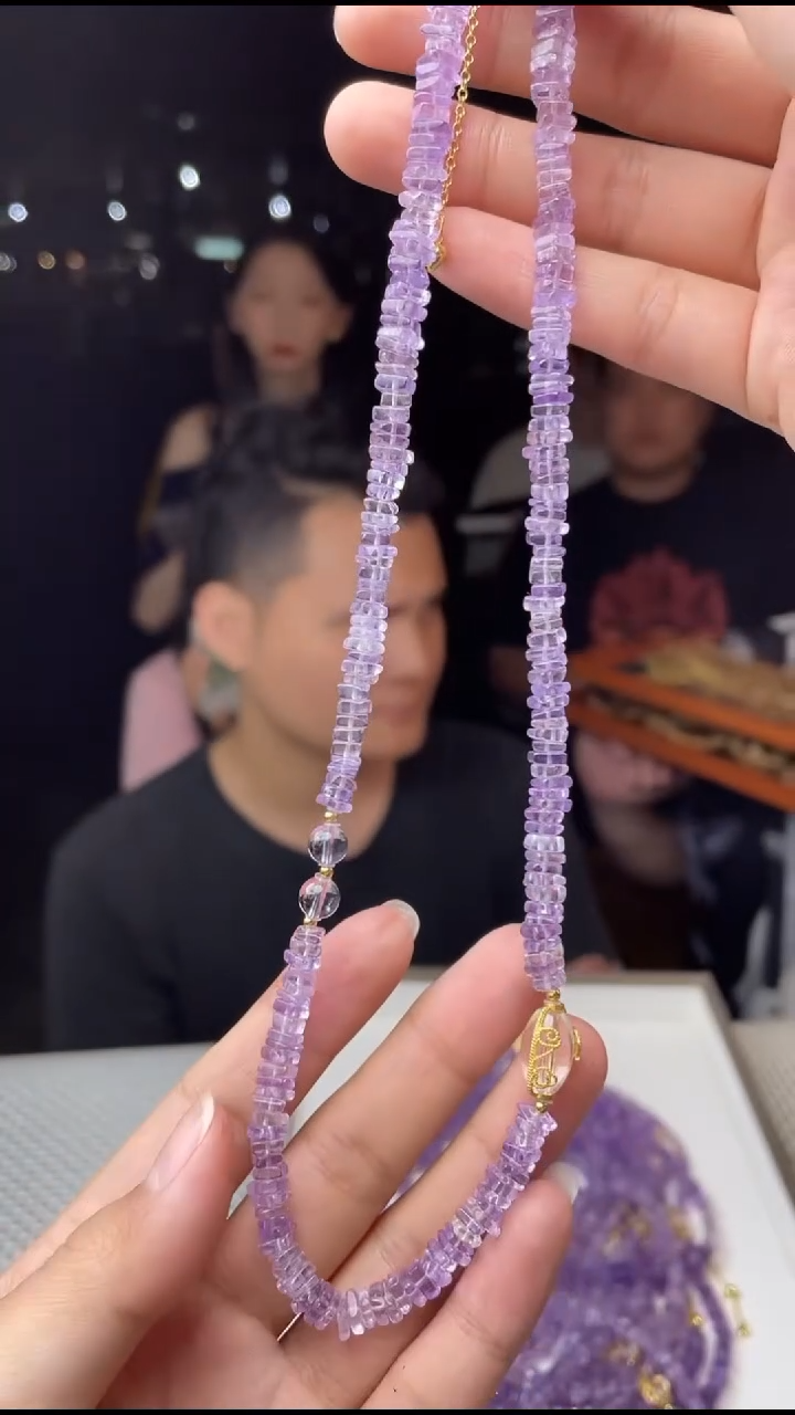 未镶嵌颈饰水晶36018T15- 3NH41-多样性/发一件-