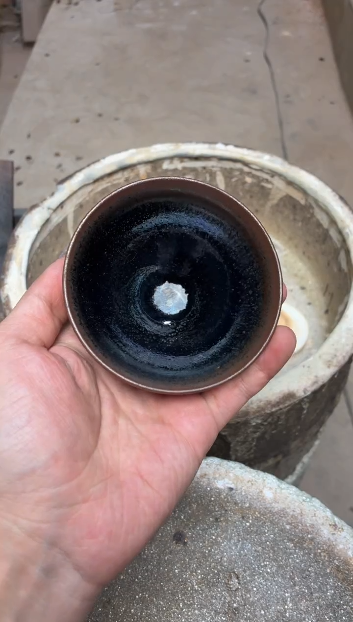 茶盏真柴烧建盏换点柴火