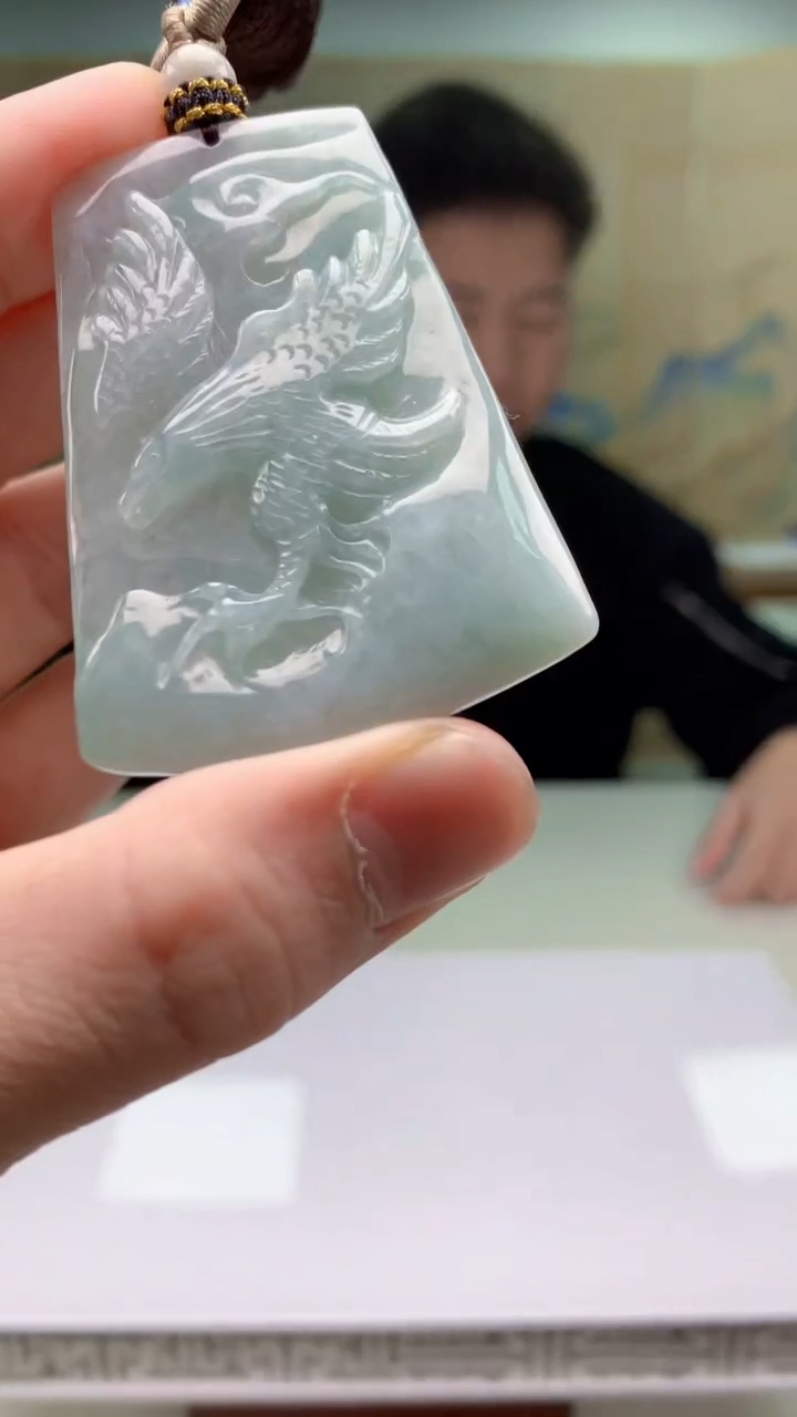 【闪购商品】定制翡翠未镶嵌4917bb-毛货挂件37