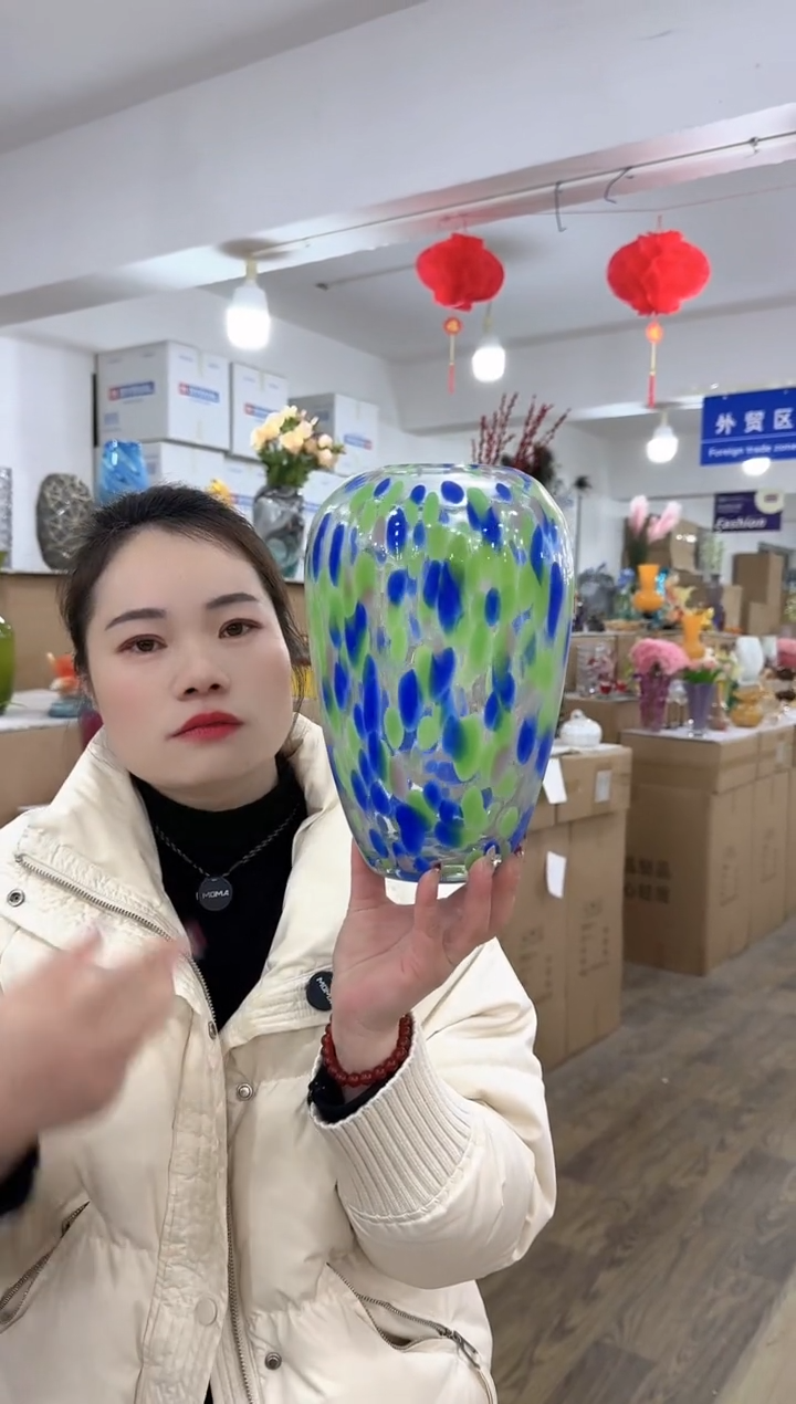 【闪购商品】无铅玻璃甄选花器-r-早38
