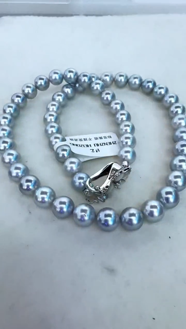 【闪购商品】海水珍珠颈饰未镶嵌项链8-9