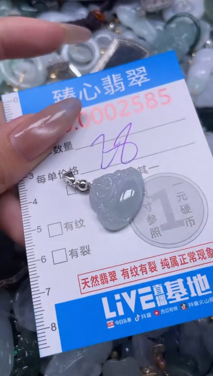 颈饰未镶嵌翡翠2585