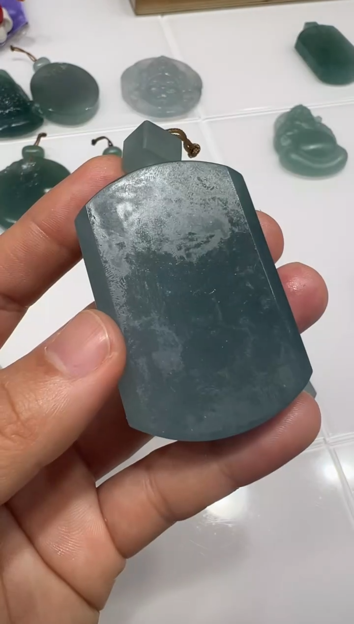 【闪购商品】定制翡翠未镶嵌无事牌