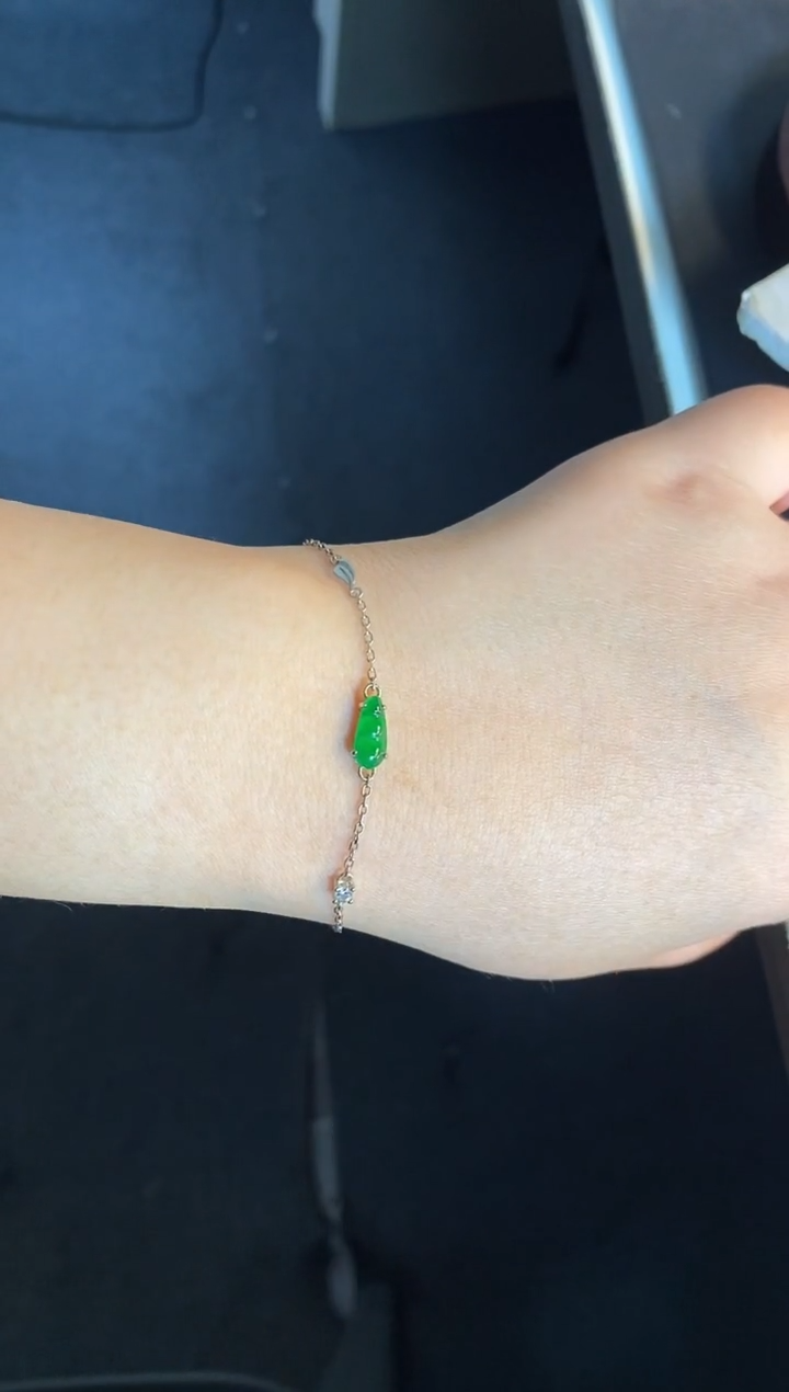 吊坠(不含链)银S925镶嵌翡翠1