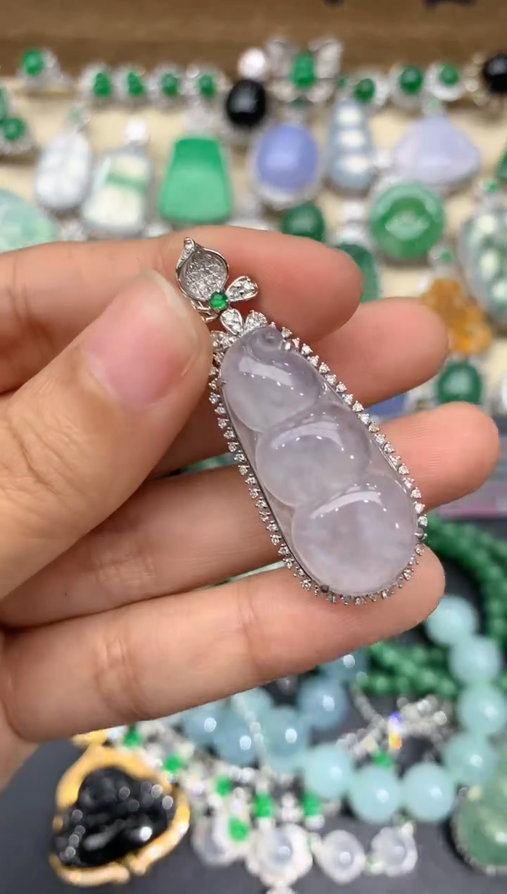 【闪购商品】翡翠颈饰18K金镶嵌290-中国好珍宝