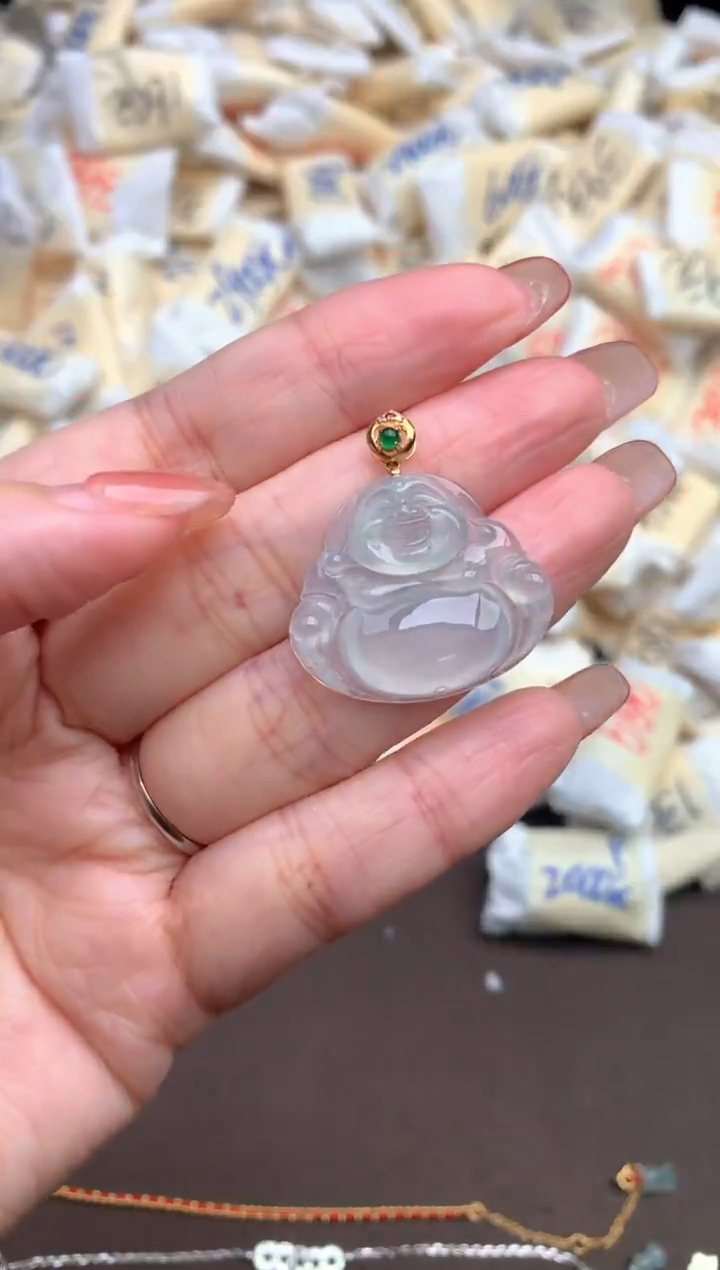 【闪购商品】翡翠颈饰18K金镶嵌—