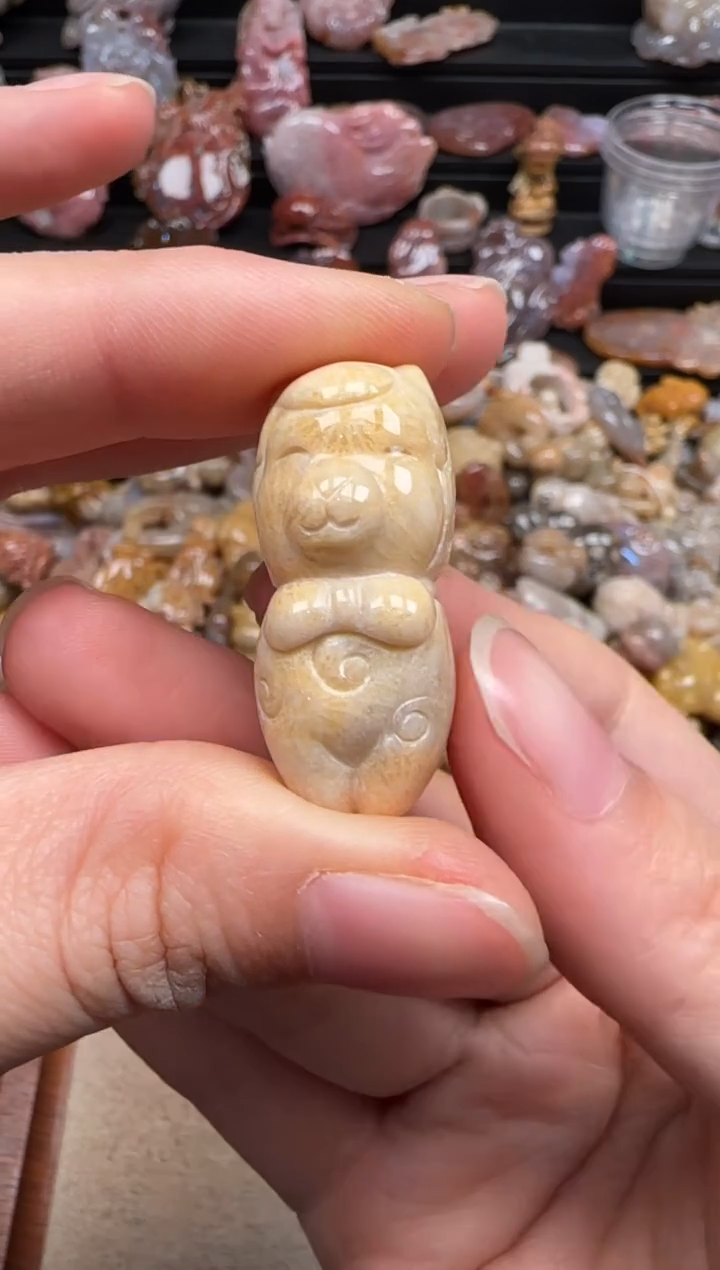 【闪购商品】硅化珊瑚（珊瑚玉）颈饰未镶嵌035