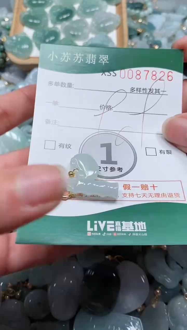 【闪购商品】翡翠颈饰未镶嵌闪购商品0087826