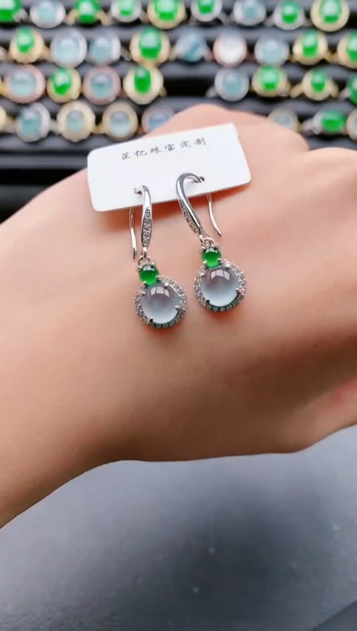 【闪购商品】翡翠戒指银S925镶嵌11111