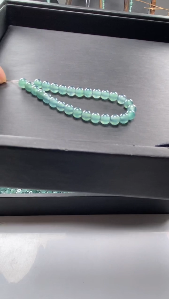 【闪购商品】翡翠手串未镶嵌多样性发货37颗卡5