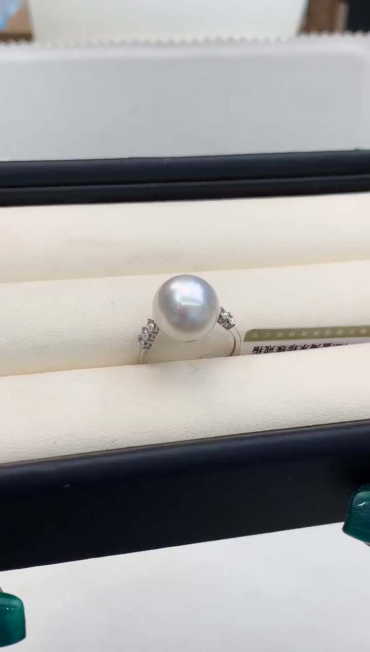 【闪购商品】海水珍珠戒指14K金镶嵌218 12-13mm