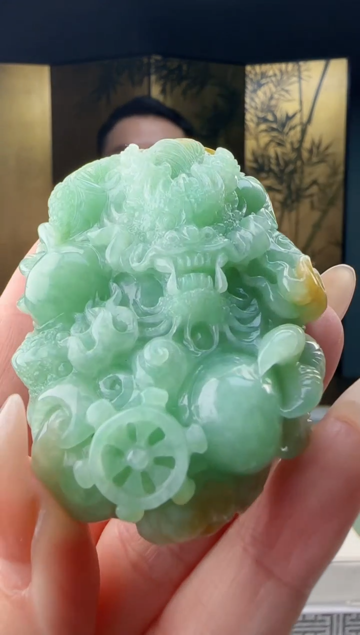 【闪购商品】翡翠吊坠(不含链)未镶嵌YJ@@960Q3J15182