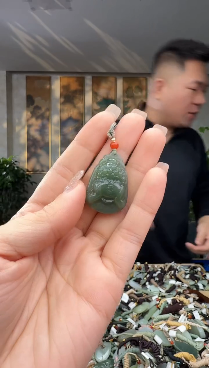 颈饰未镶嵌和田玉拍一发一多样性发货