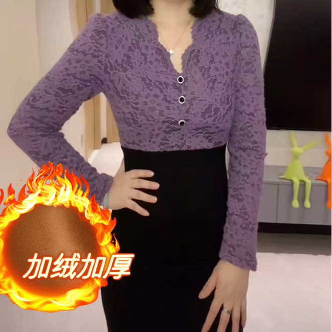 【加绒】轻奢高级感气质显瘦女人味高级感连衣裙YF25492