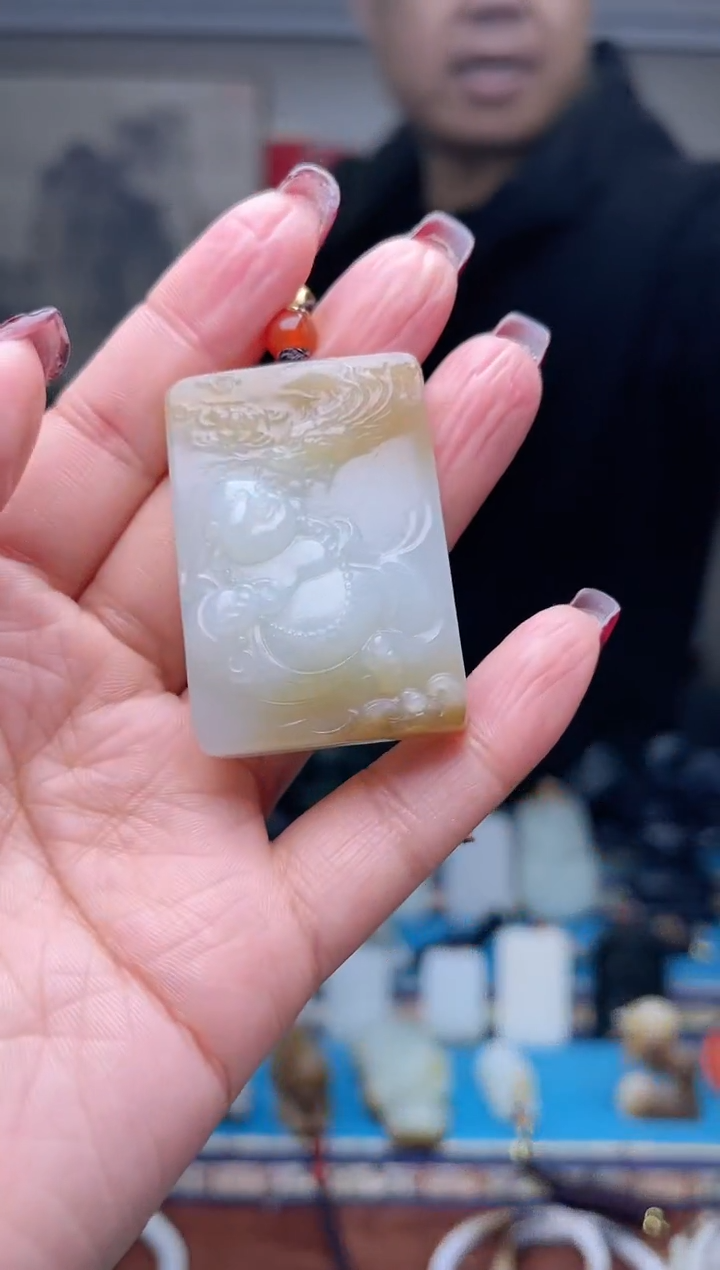 【闪购商品】和田玉挂件未镶嵌1