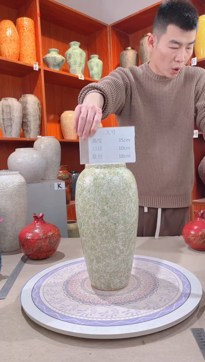【闪购商品】瓶精品陶瓷花瓶 无花 春意盎然 大号