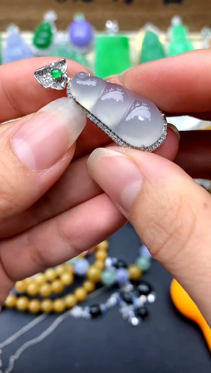 【闪购商品】翡翠颈饰18K金镶嵌344-中国好珍宝