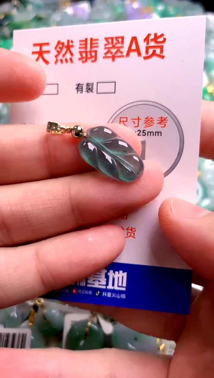 翡翠未镶嵌颈饰24000602