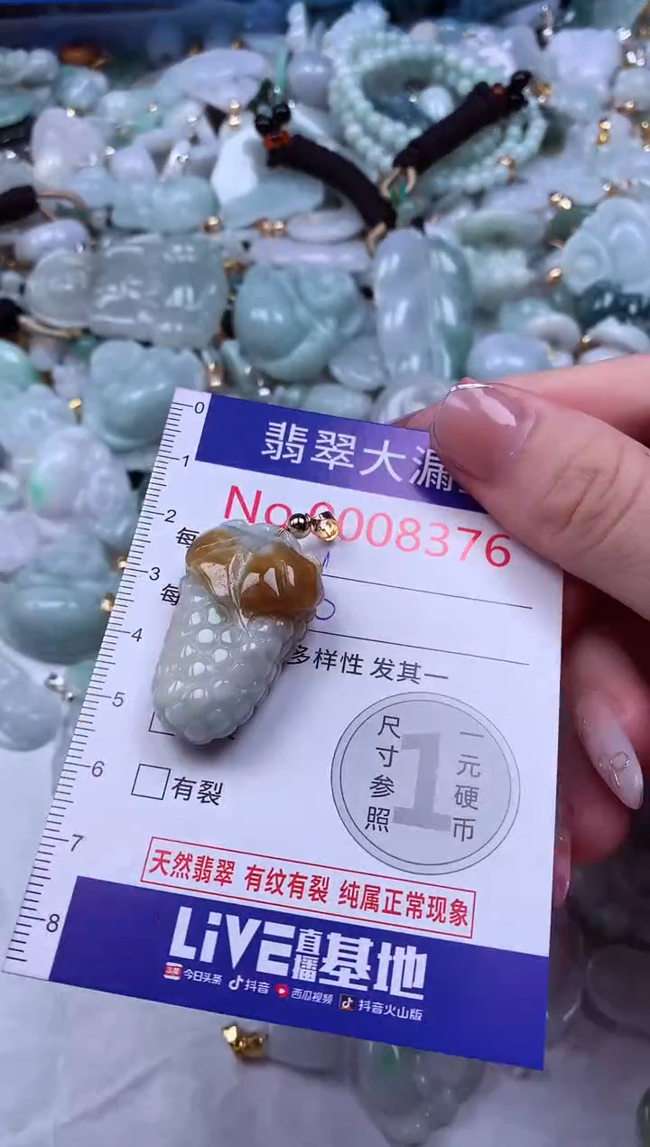 颈饰未镶嵌翡翠8376