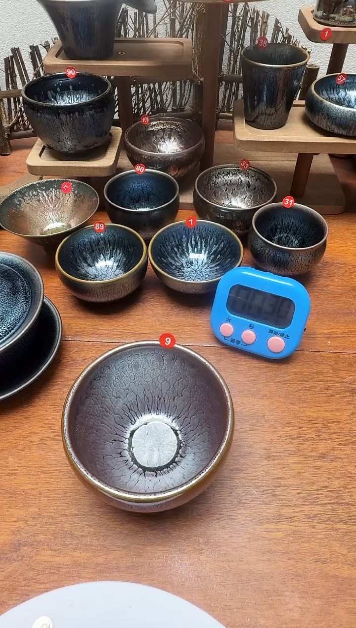 茶盏烬*生9号建盏工匠茶器