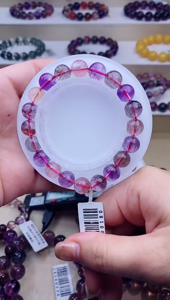 未镶嵌手链水晶仙女超七单圈9m+