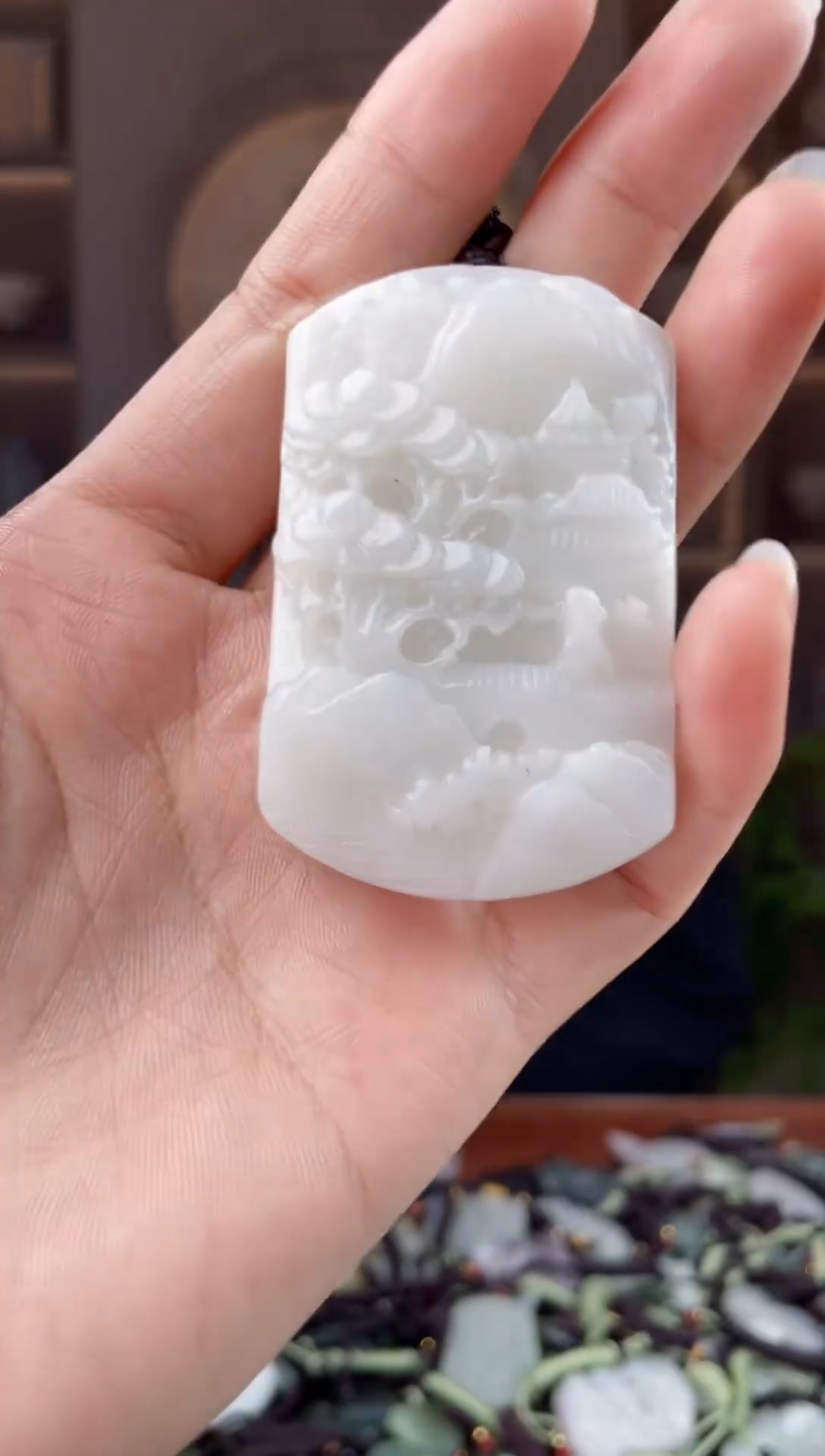 未镶嵌和田玉挂件拍一发一，多样性发货