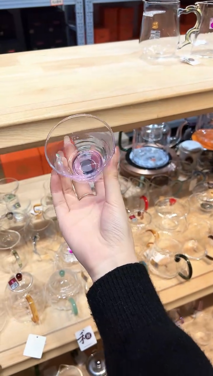 禾器清杯主人杯浅紫色