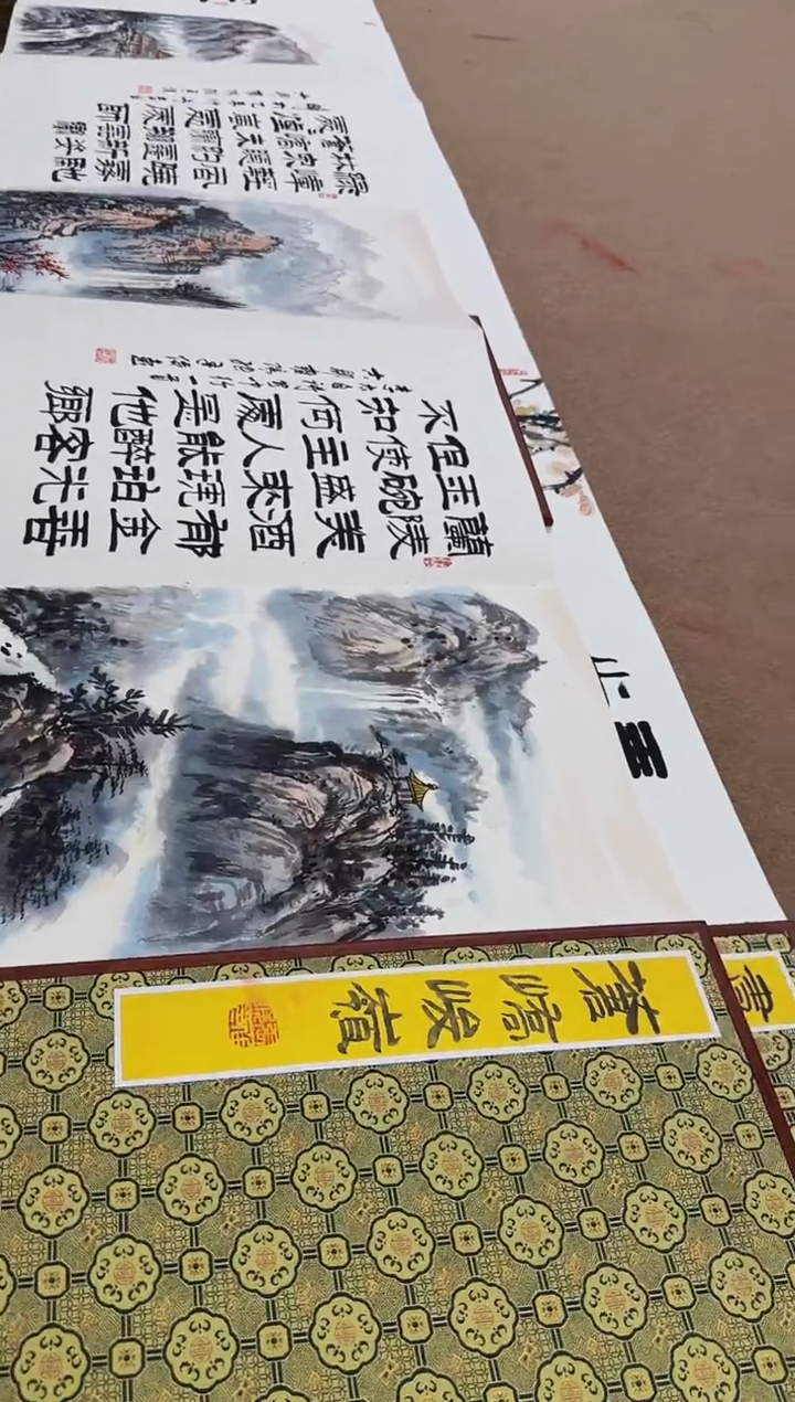 【闪购商品】国画国画张廷俊十米册页