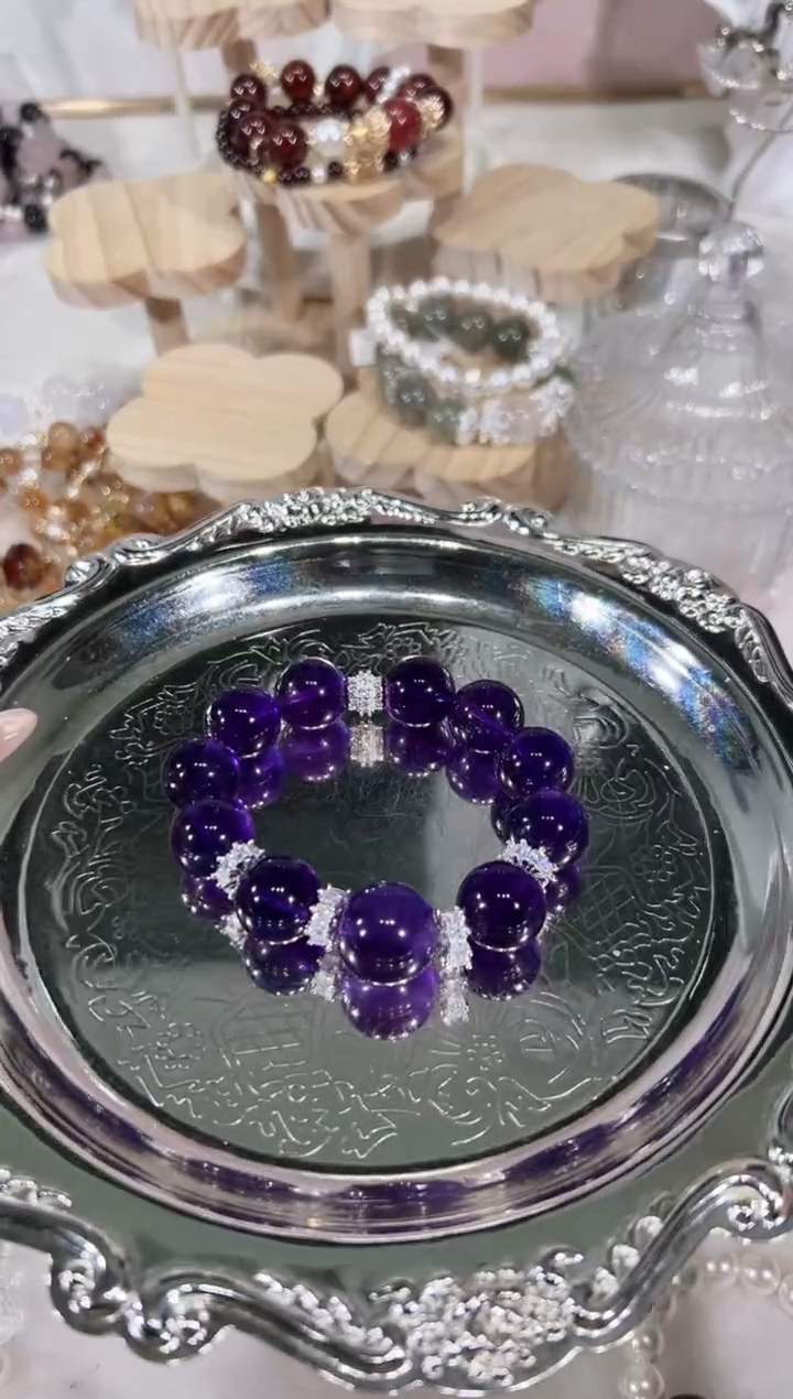 【闪购商品】水晶手链未镶嵌天然水晶默认微瑕 多样性发货发其一