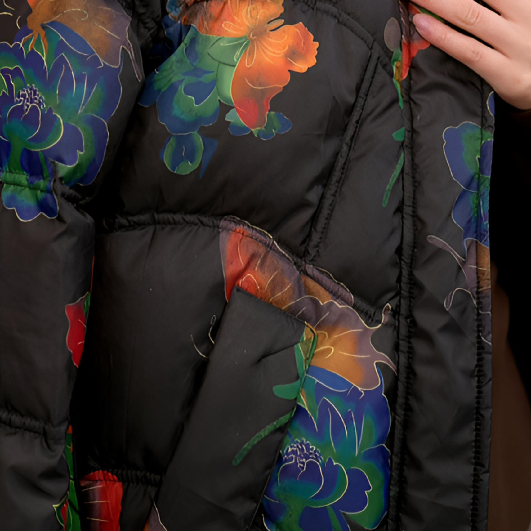 【甄选大朵鸭绒】25杭州原版正品保暖气质修身羽绒服ZF-R053-XGBLZ