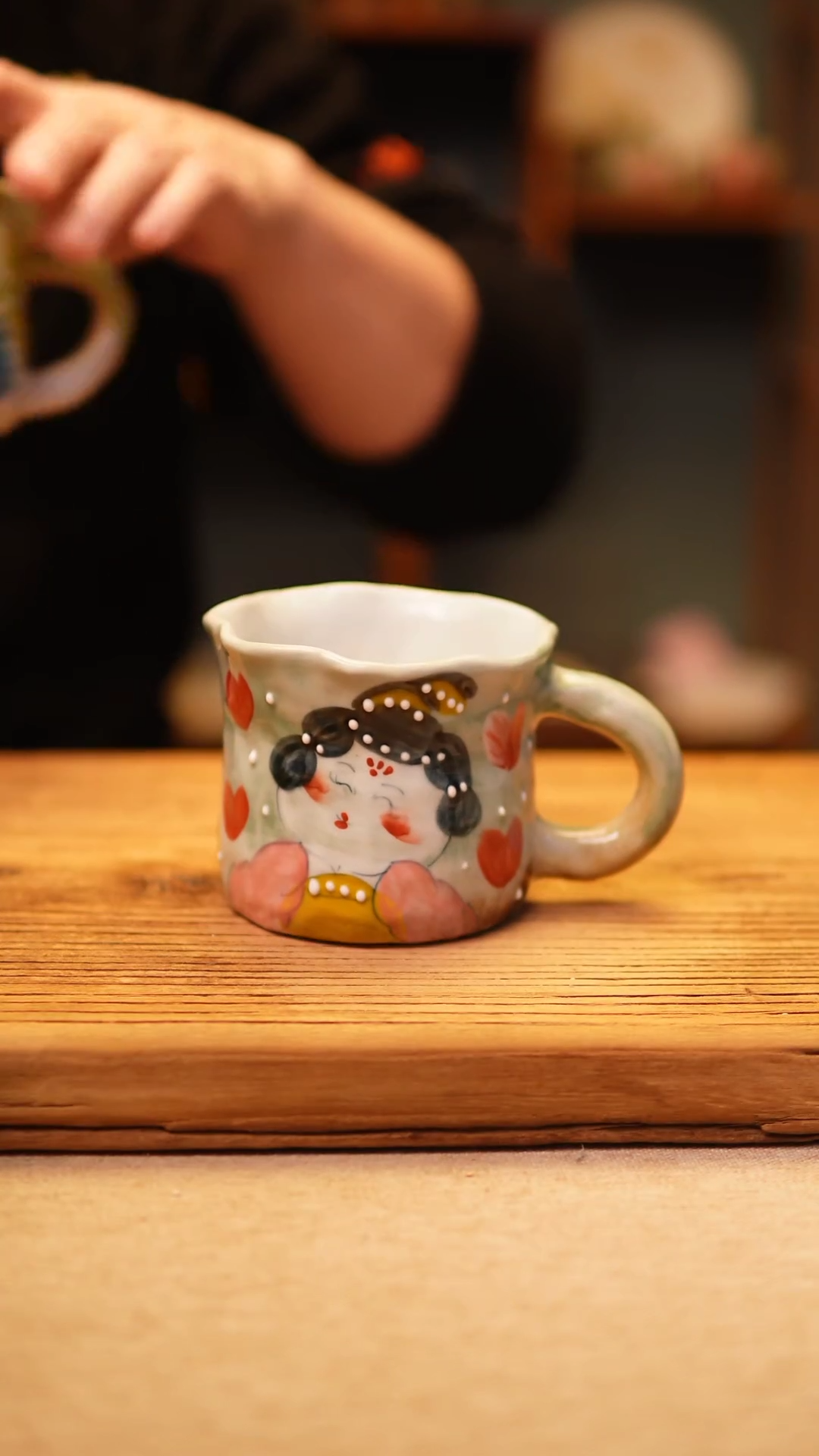 【闪购商品】@@陶园瓷舍@@纯手工手绘@高温釉下彩