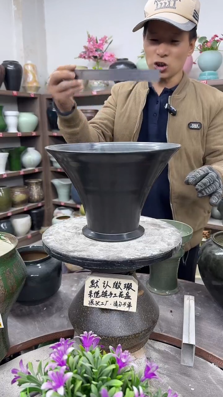 12-8-高19口27瑕-花盆