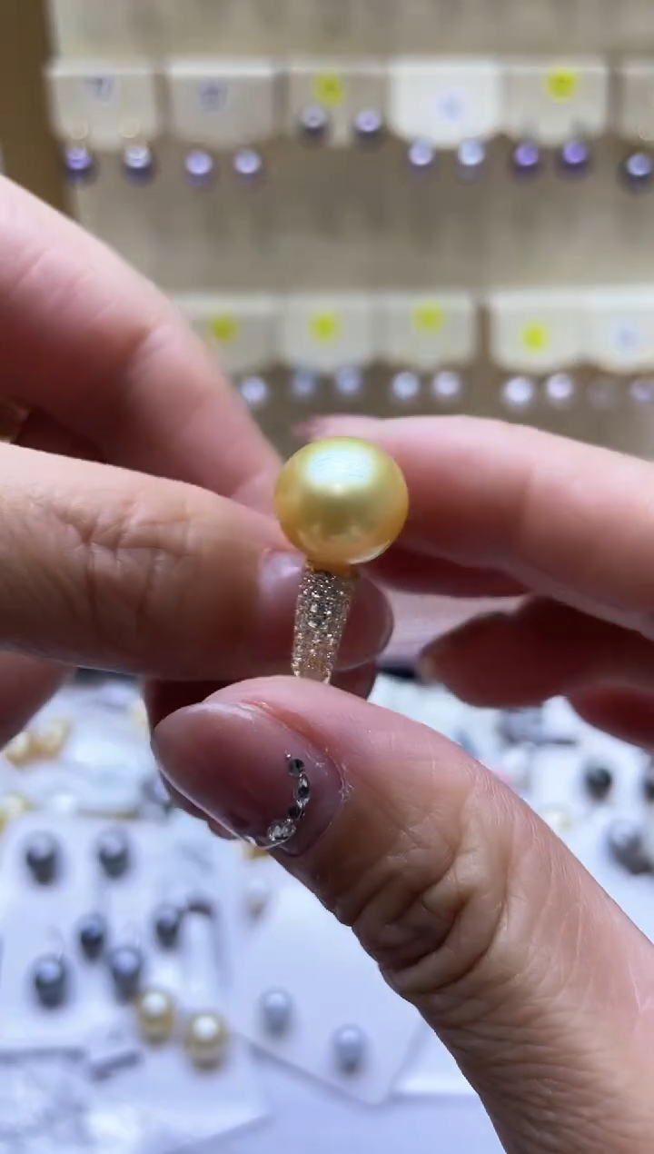 【闪购商品】海水珍珠戒指银S925镶嵌2
