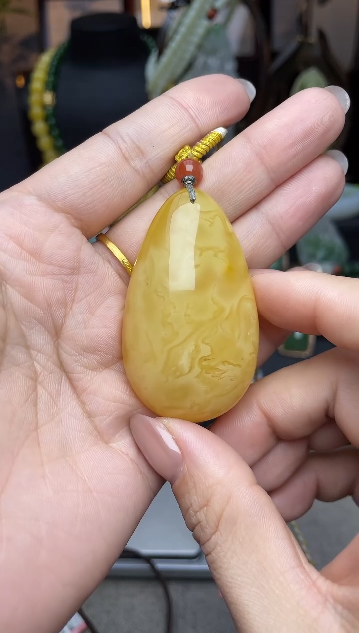 【闪购商品】琥珀颈饰未镶嵌吊坠sm46
