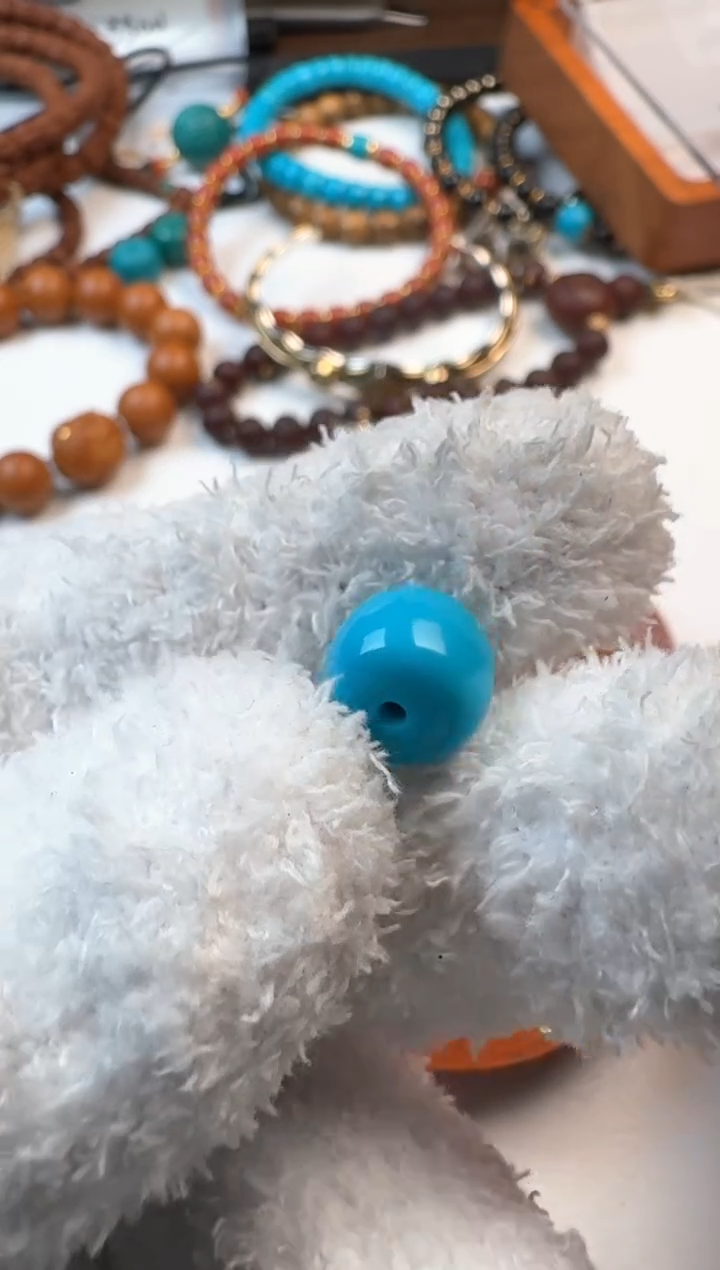 【闪购商品】绿松石珠宝半成品未镶嵌松石配饰