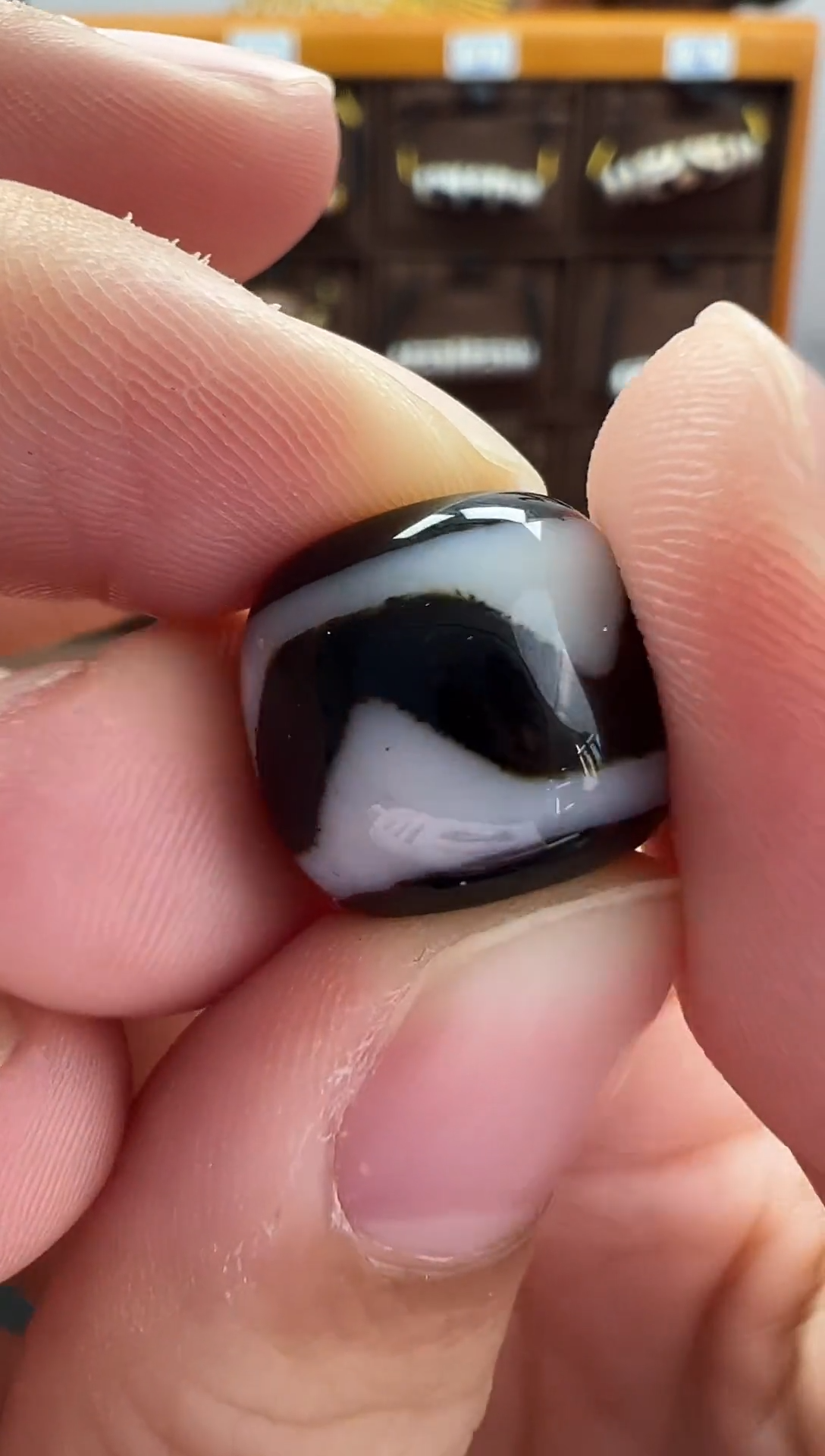 玛瑙/玉髓（覆膜）颈饰未镶嵌113.(微瑕)