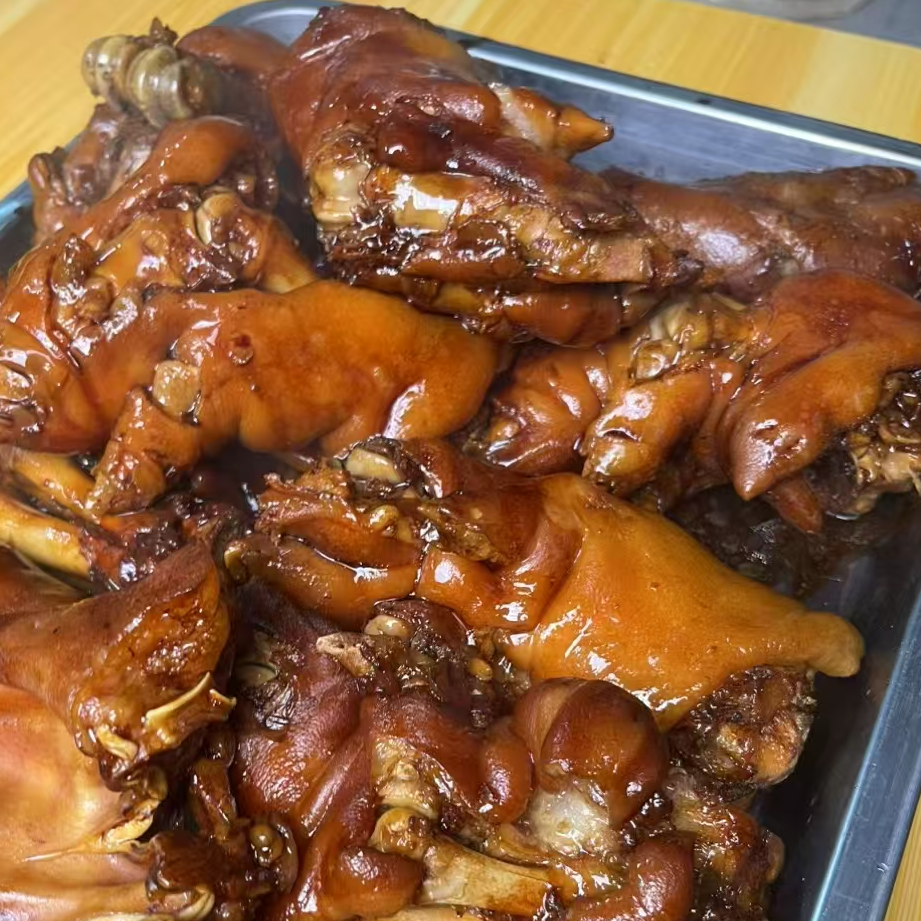 【密云农家现做整只酱猪蹄】零防腐零添加，小火慢炖3小时，鲜肉现炖熟食！