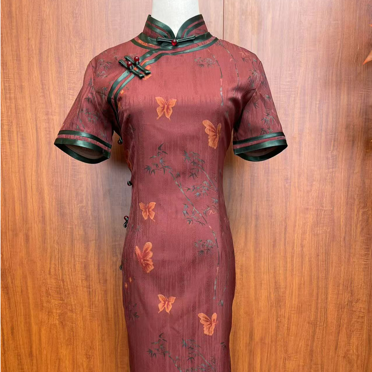 【寻竹】2025新款复古百搭时尚优雅大方日常淑女旗袍