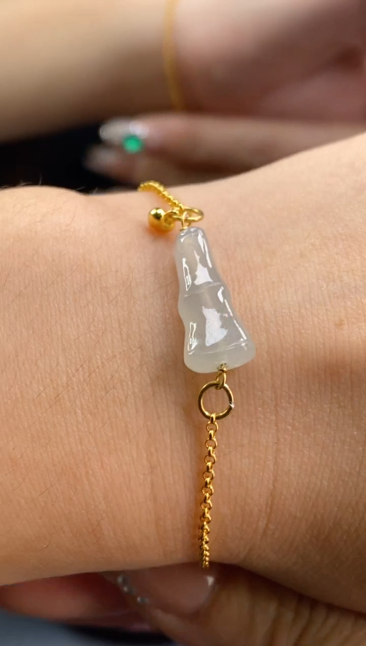 颈饰银S925镶嵌翡翠净货12806