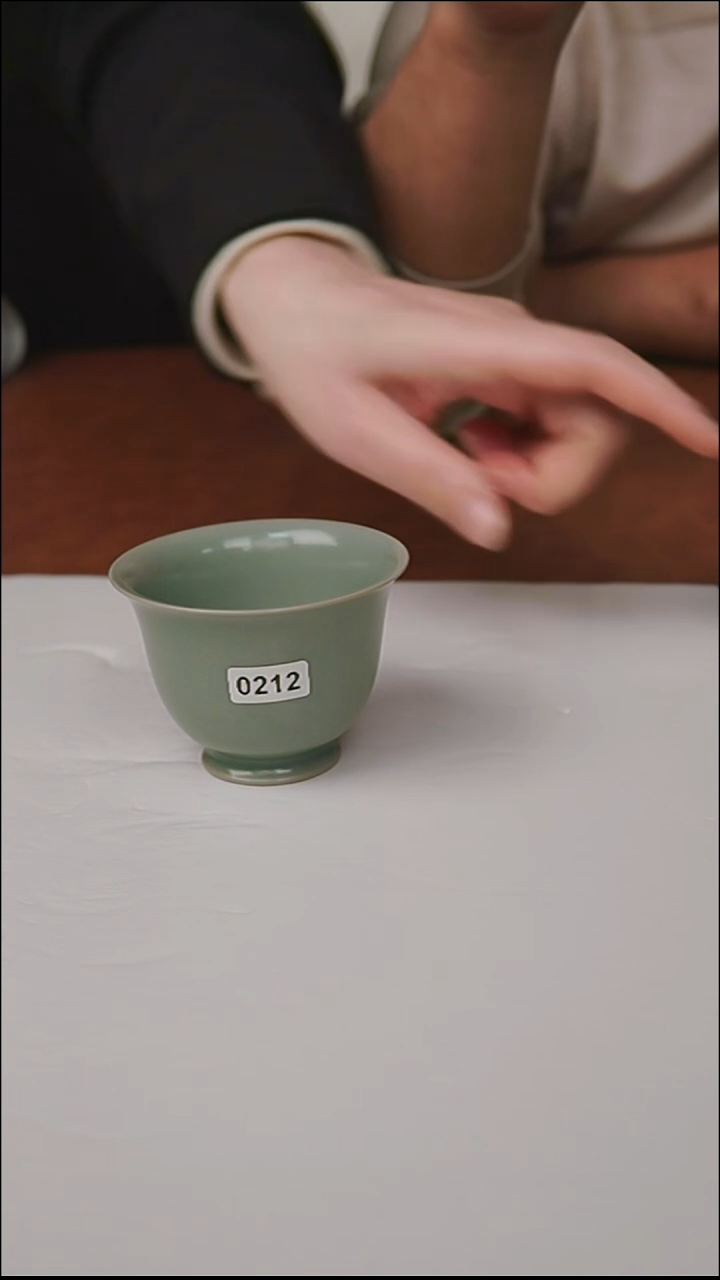 杯子瓷富山严选汝瓷，铃铛杯